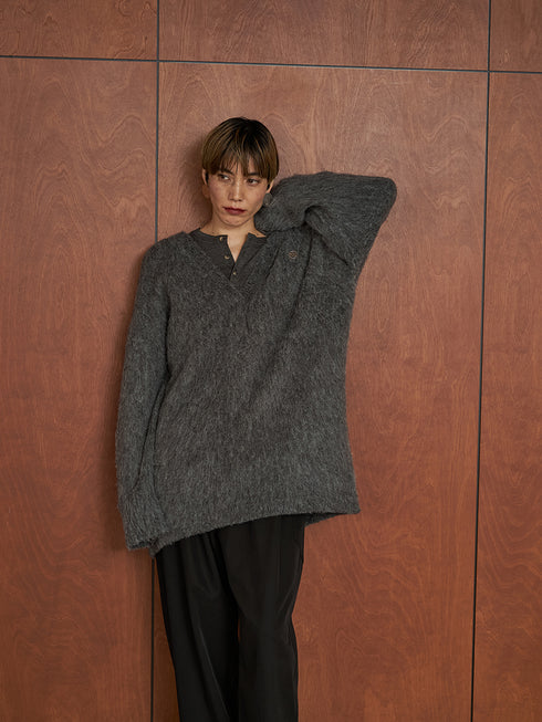 【 予約:11月中旬 】ALPACA MIX TUNIC PO /Y254-91123